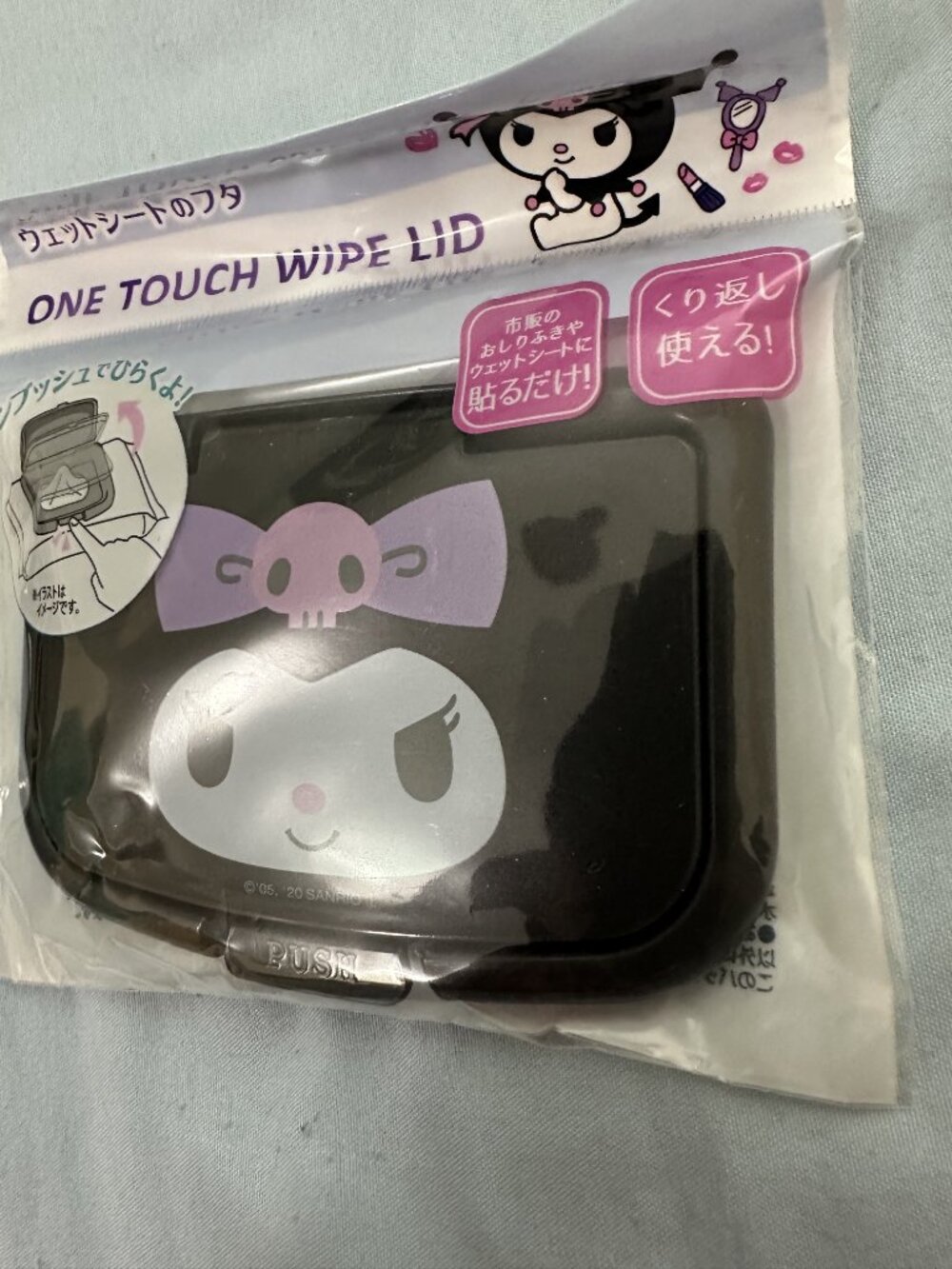 Sanrio Kuromi One Touch Wipe Lid - Picture 4 of 5